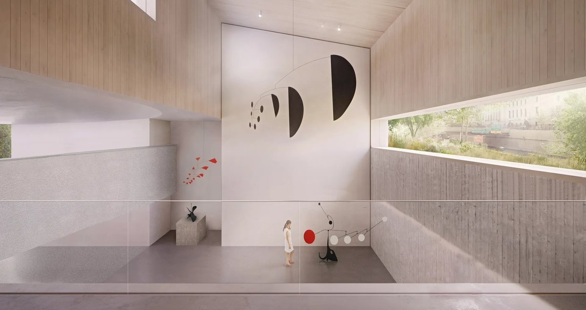 Projet des Calder Gardens. © Herzog & de Meuron. All artworks by Alexander Calder. © 2022 Calder Foundation, New York / Artists Rights Society (ARS), New York