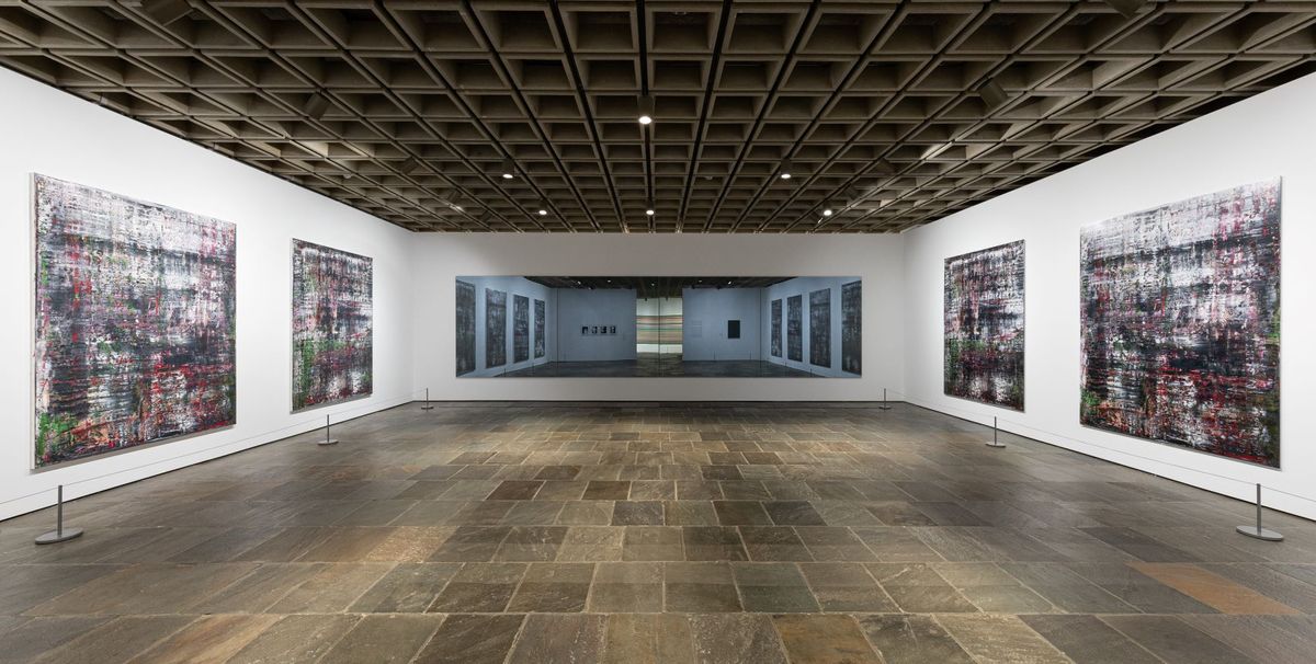 Vue de l’exposition « Gerhard Richter : Painting After All », 2020. Photo : Chris Heins. © The Metropolitan Museum of Art