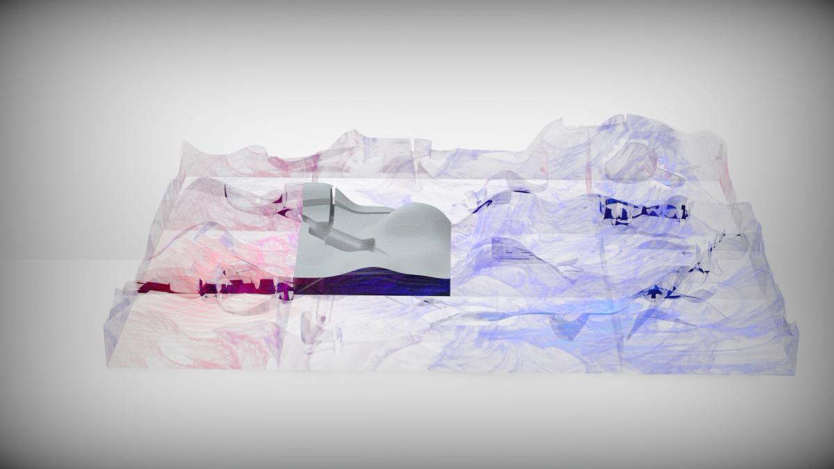 Grégory Chatonsky et Goliath Dyèvre, INTERNES, simulation 6. © Grégory Chatonsky et Goliath Dyèvre pour le Prix MAIF pour la sculpture