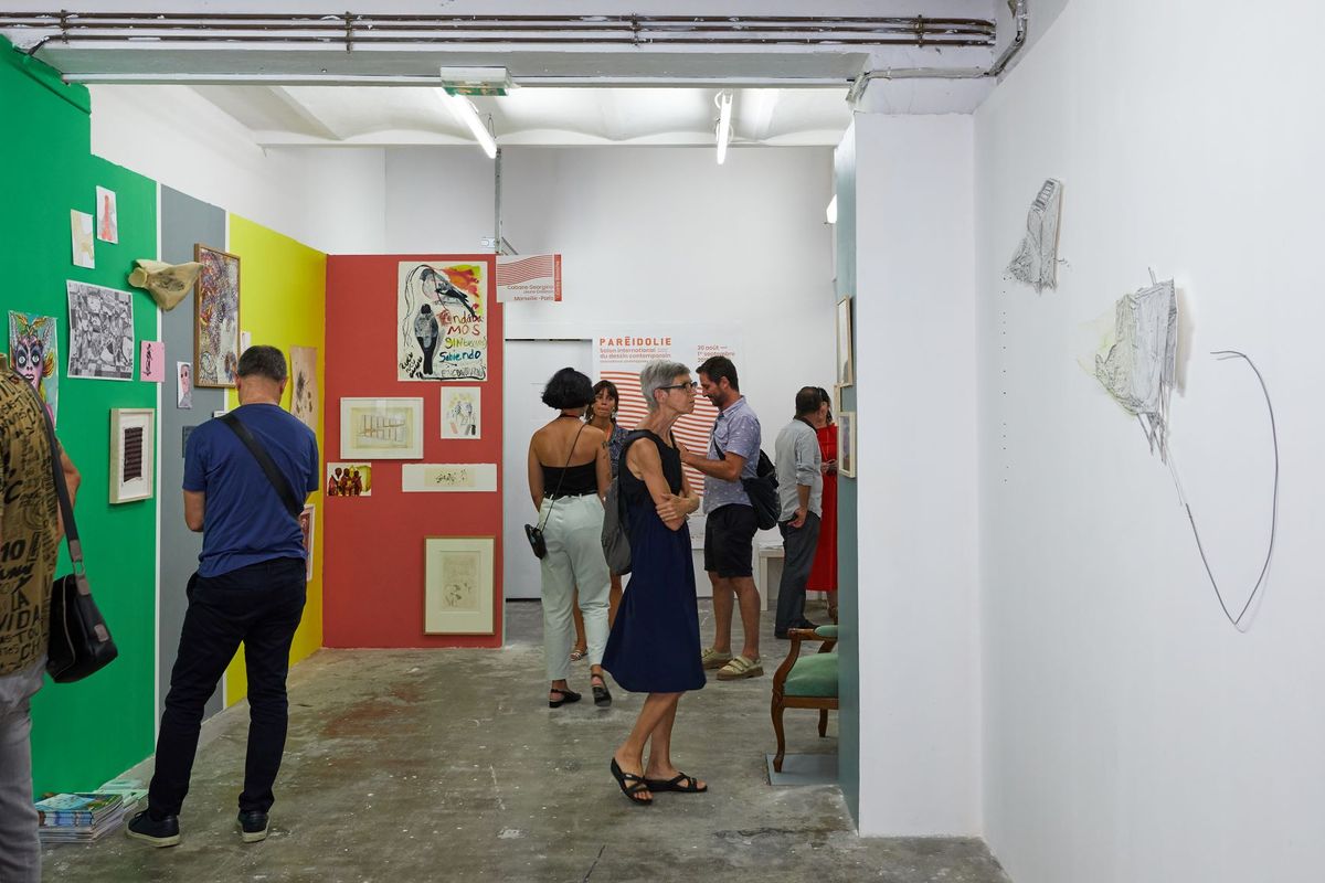 Vue de l’édition 2019 du salon Paréidolie à Marseille. Photo : Jean-Christophe Lett. Courtesy Paréidolie