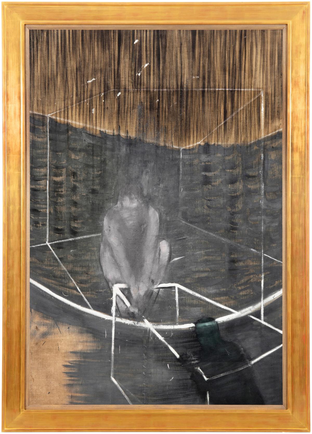 Francis Bacon, Figure Crouching, 1949. Courtesy Sotheby's
