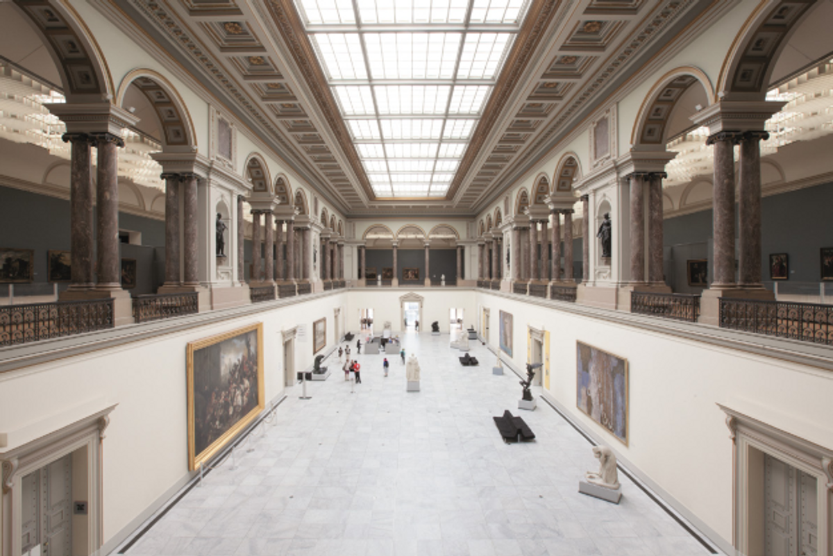 Le forum des Musées royaux des Beaux-Arts de Belgique, Bruxelles. © Philippe van Gelooven