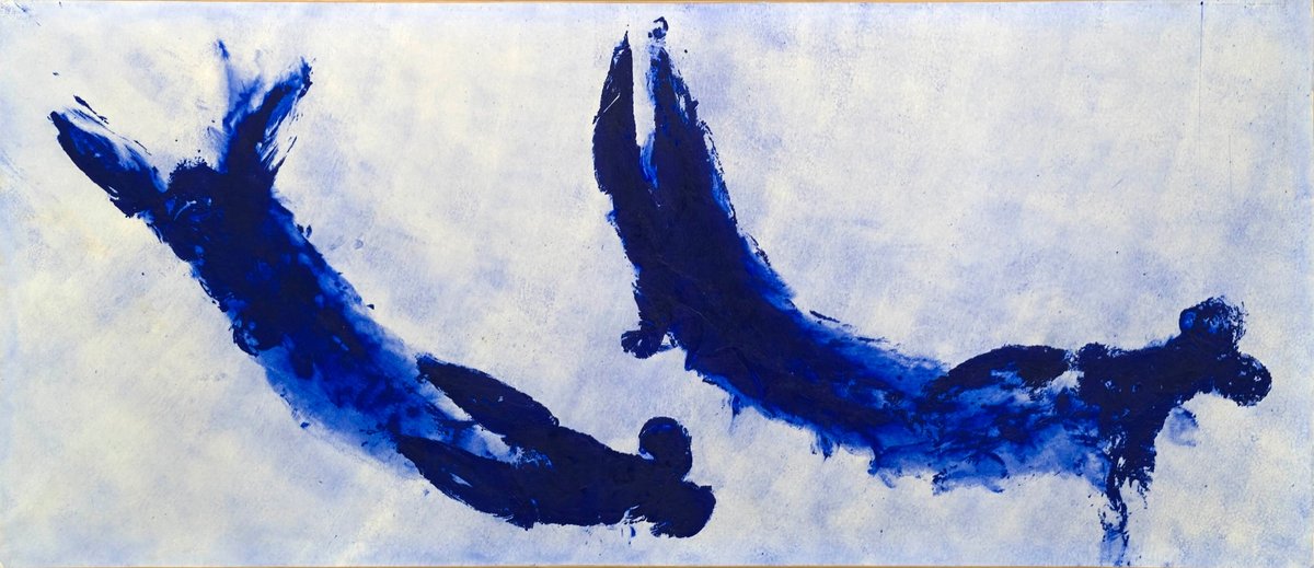 Yves Klein, Anthropometries.
© MAMAC Nice