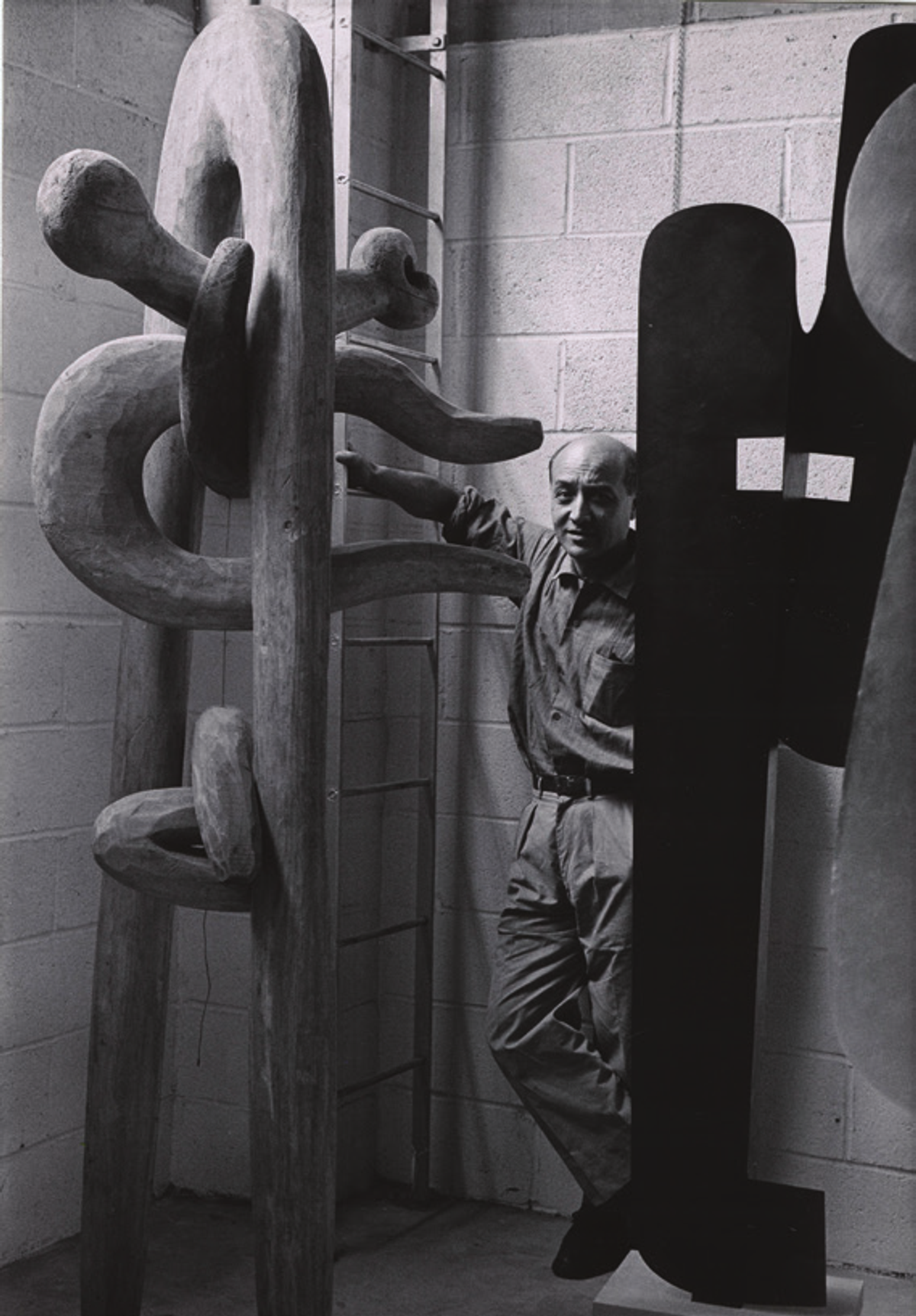 Vytas Valaitis, Portrait d’Isamu Noguchi, 4 mai 1961, photographie. © The Isamu Noguchi Foundation and Garden Museum