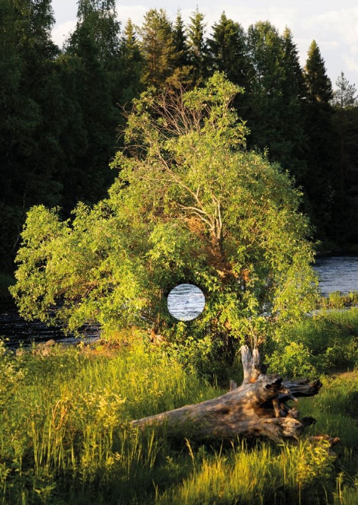 Antti Laitinen, Olet tässä, 2026, installation in situ, Koiteli, Finlande. Photo Maija Toivanen/Oulu2026