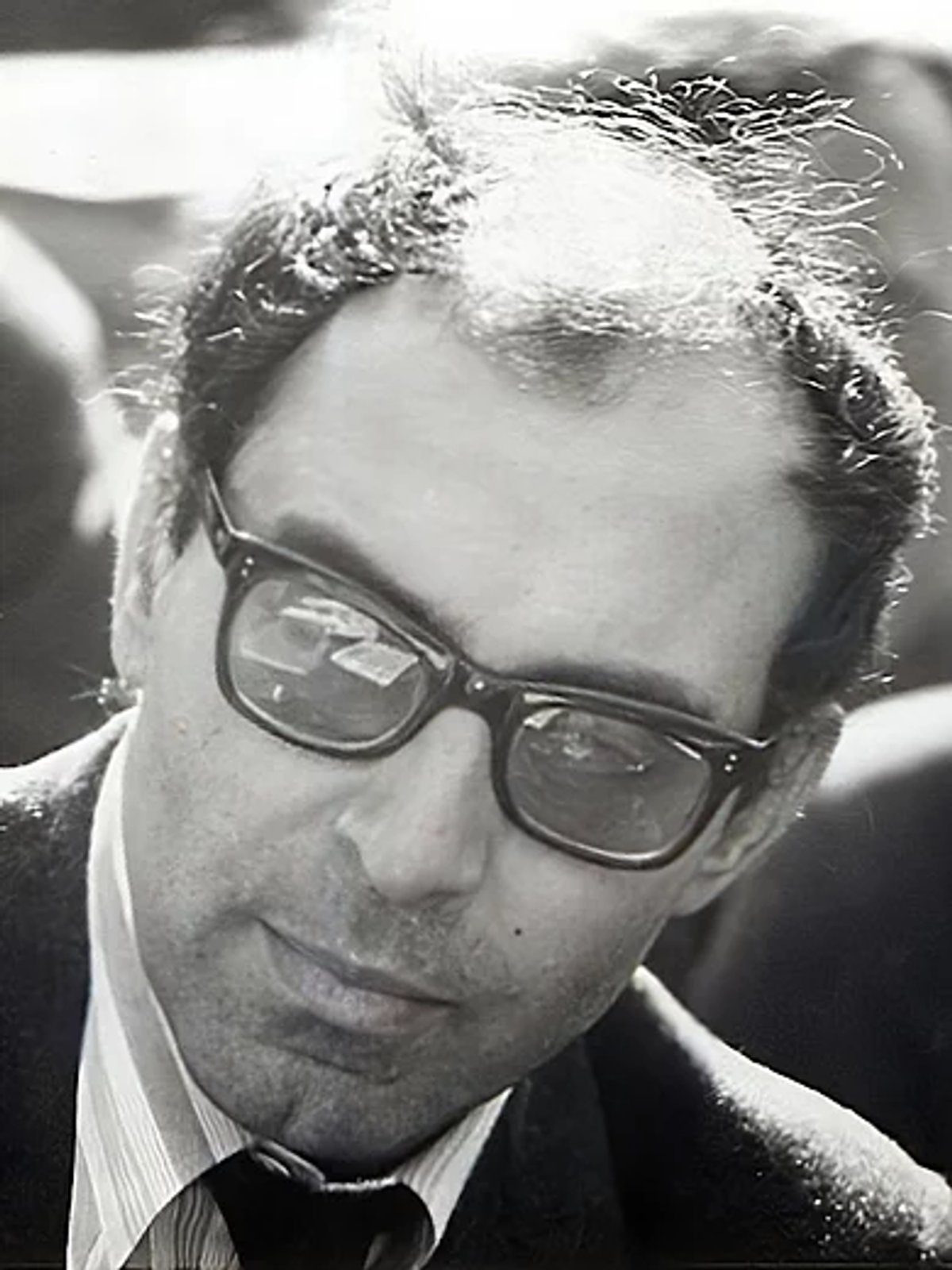 Jean-Luc Godard à l'université de Berkeley aux États-Unis en 1968. Courtesy Wikipédia