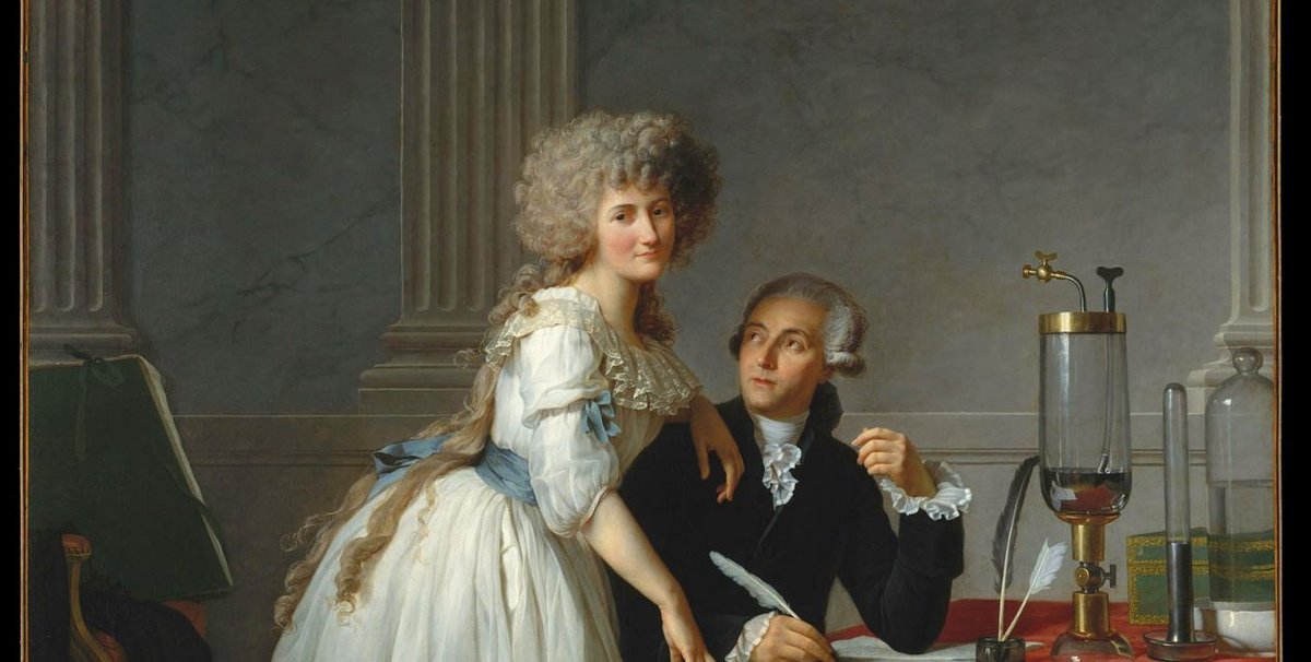 Jacques-Louis David, Antoine Laurent Lavoisier (1743-1794) et Marie-Anne Lavoisier (1758-1836), 1788, Metropolitan Museum of Art, New York. Photo: Metropolitan Museum of Art.