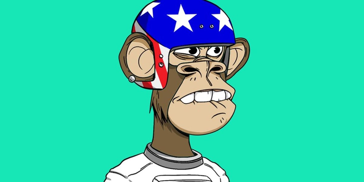 Bored Ape Yacht Club, #9410, 2021. Courtesy Opensea