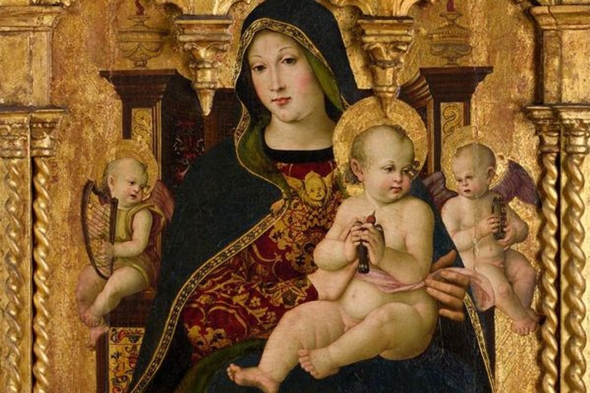 La Madone de Brando (détail). Courtesy De Baecque & Associés