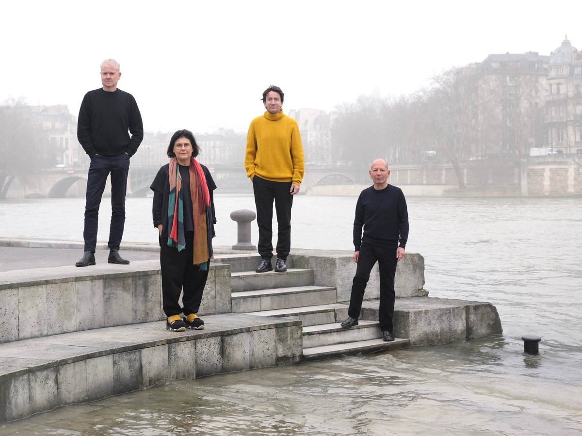 Brendan MacFarlane, Dominique Jakob, Éric Daniel-Lacombe et Martin Duplantier. Photo : Juliette Agnel