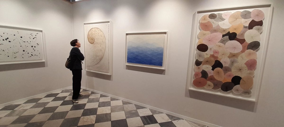 Vue du stand de la galerie Almine Rech à Asia Now 2022. Photo : D.R.