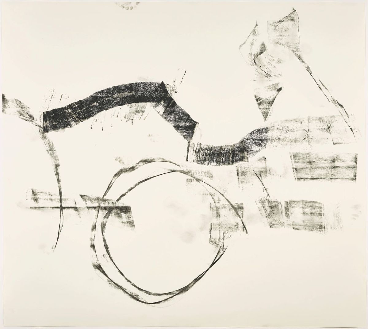 Trisha Brown, Sans titre, 2007, pastel et fusain sur papier, Centre Pompidou, Musée national d’art moderne, Paris, don de Sikkema Jenkins & Co. à la Centre Pompidou Foundation, 2013, dépôt au Musée national d’art moderne, 2014. © Trisha Brown, courtesy of Sikkema Jenkins & Co., New York.