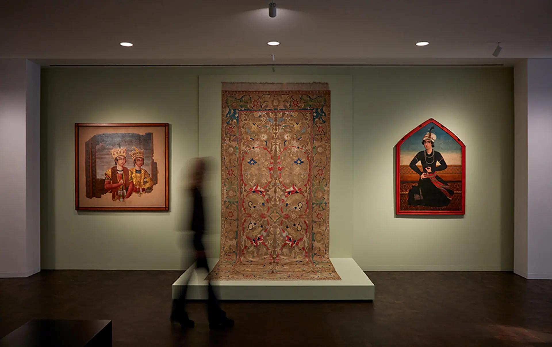 Les nouvelles galeries présentant la collection d’art islamique d’Hossein Afshar au Museum of Fine Arts de Houston. Photo : Richard Barnes