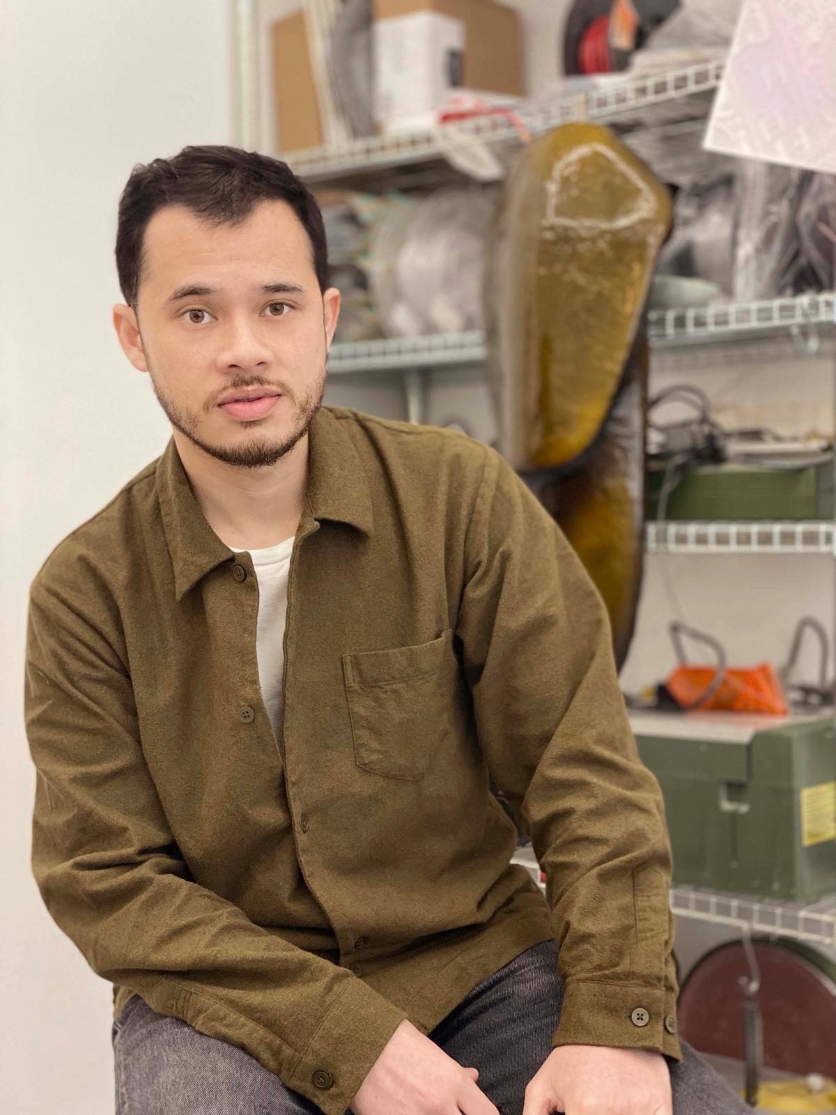 Kim Farkas, un des lauréats de The Kooples Art Prize. Courtesy The Kooples Art Prize