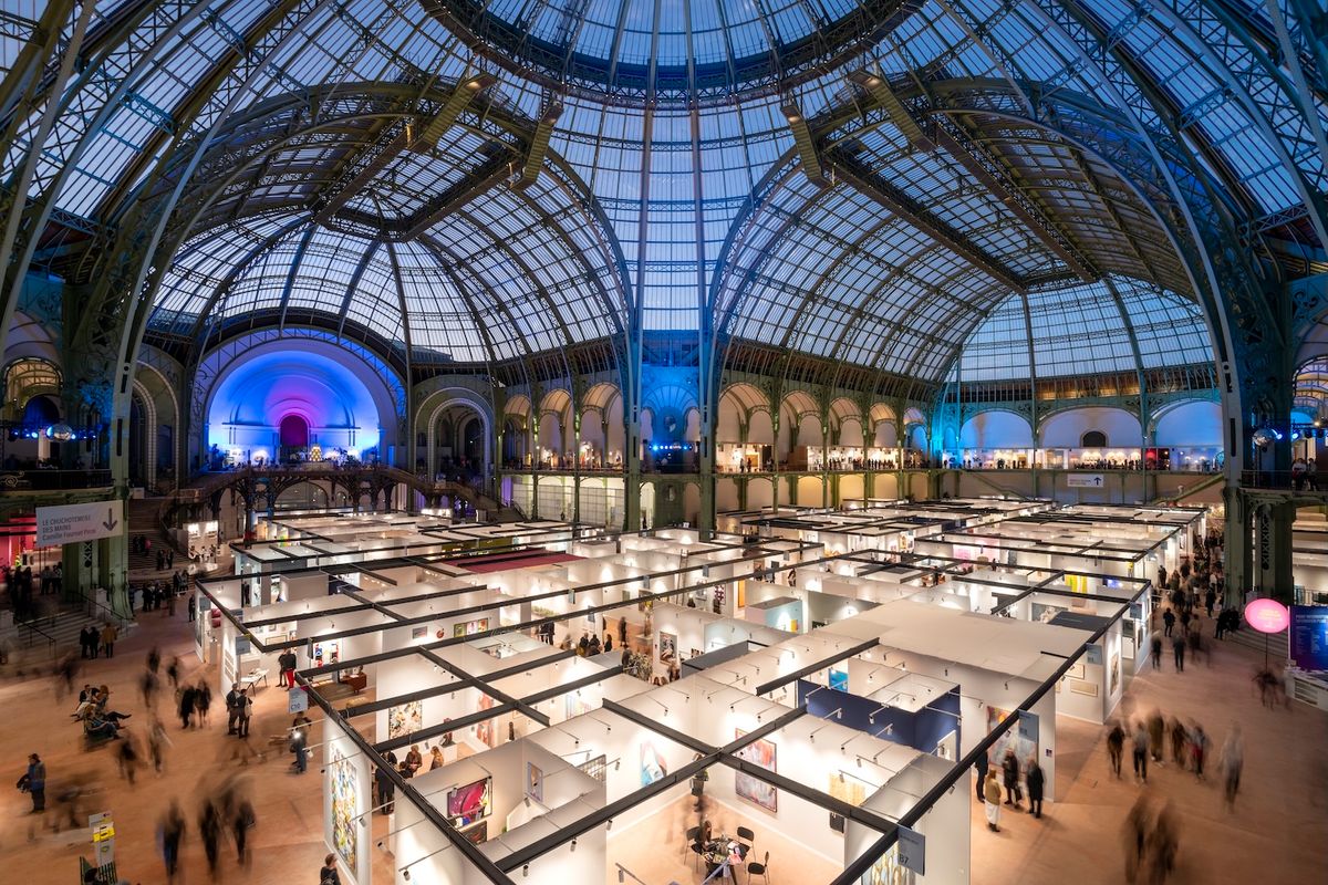 Art Paris 2025 au Grand Palais. Photo : Marc Domage
