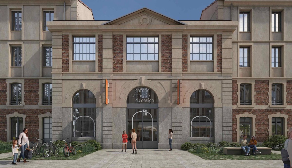 Galerie nationale du design, vue d’artiste. © SEM, Buttrfly Illustrations