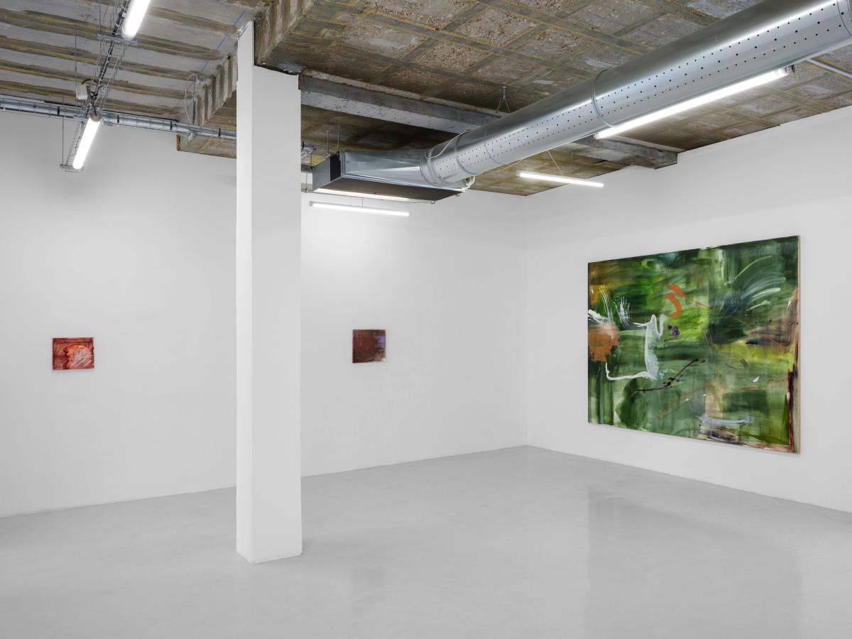 Vue de l’exposition « Emma McIntyre : Syllables in Oleander » chez Air de Paris. Photo : Gregory Copitet