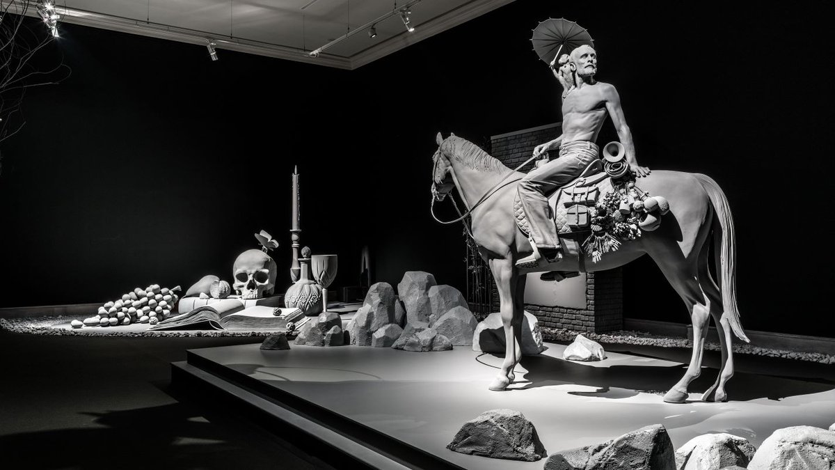 Hans Op de Beeck, Nachtreis, exposition “Hans Op de Beeck, Nocturnal Journey”, KMSKA, Anvers. Photo Dominique Provost