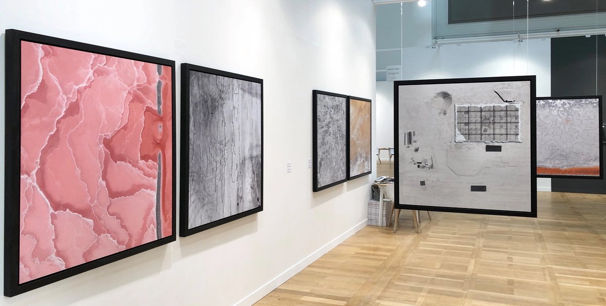 Vue du stand de la Galerie Guillaume consacré à Jérémie Lenoir sur Paris Photo. Photo : D.R.