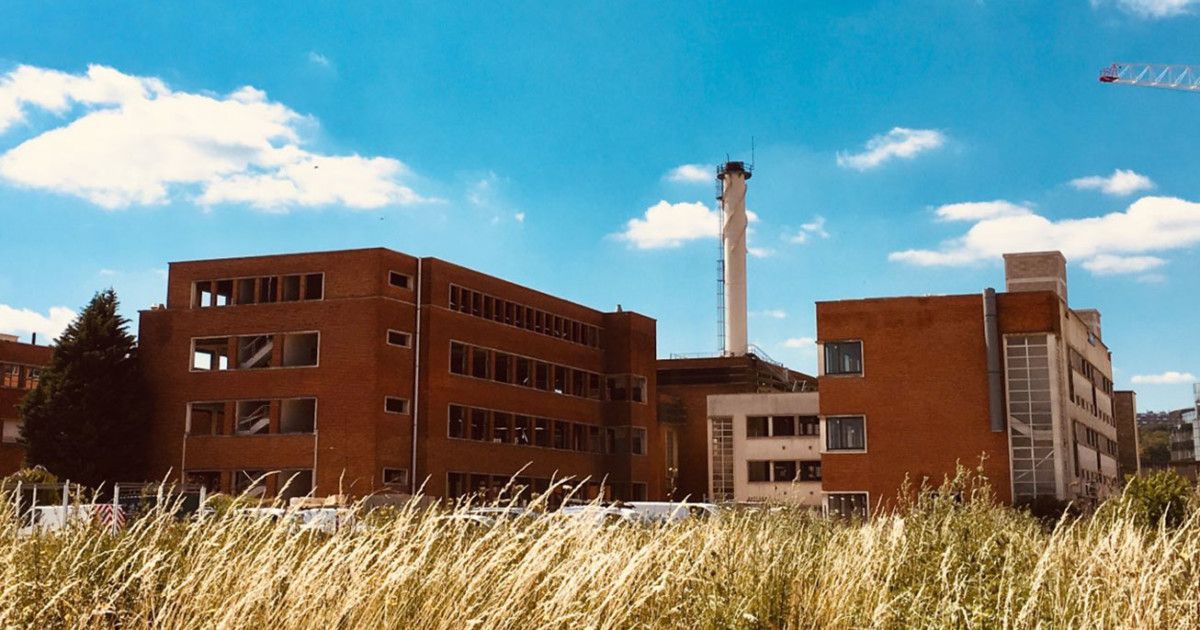 Le site de Komunuma à Romainville, où est installée la galerie Jocelyn Wolff. © Axelle Poisson