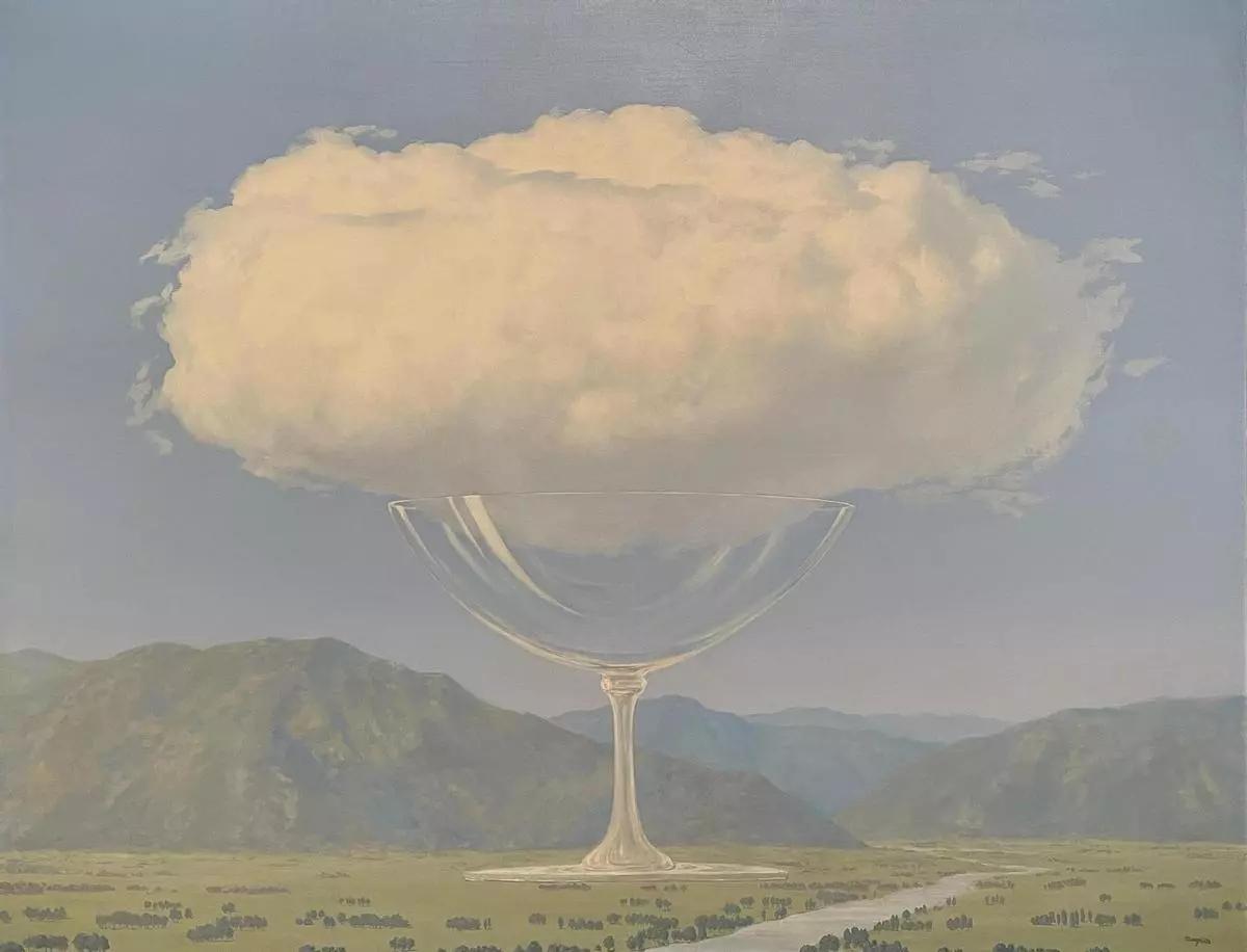 René Magritte, La Corde sensible, 1960, huile sur toile, 114 x 146 cm. Landau Fine Art. Photo : D.R.