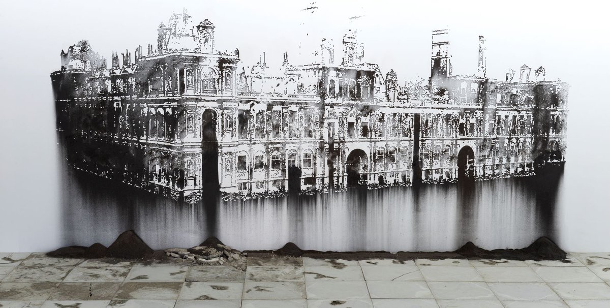 Vue de l’exposition « Nicolas Daubanes. L’Huile et l’Eau », 2020. Photo : Marc Domage. © Palais de Tokyo