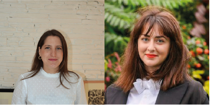 À gauche, Léa Tichit © Université Bordeaux Montaigne

À droite, Natasha Shoory © LinkedIn