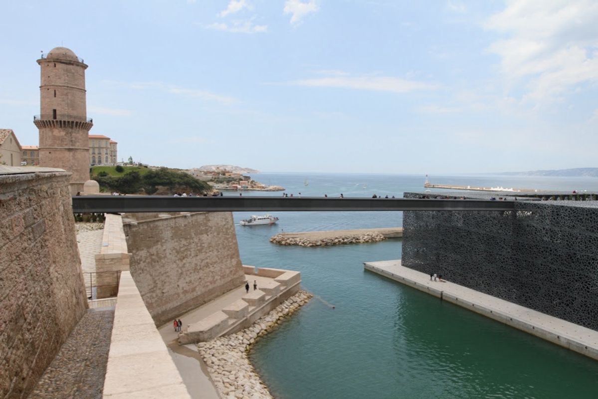 Passerelle du fort Saint-Jean J4. © Mucem. Photo : Agnès Mellon