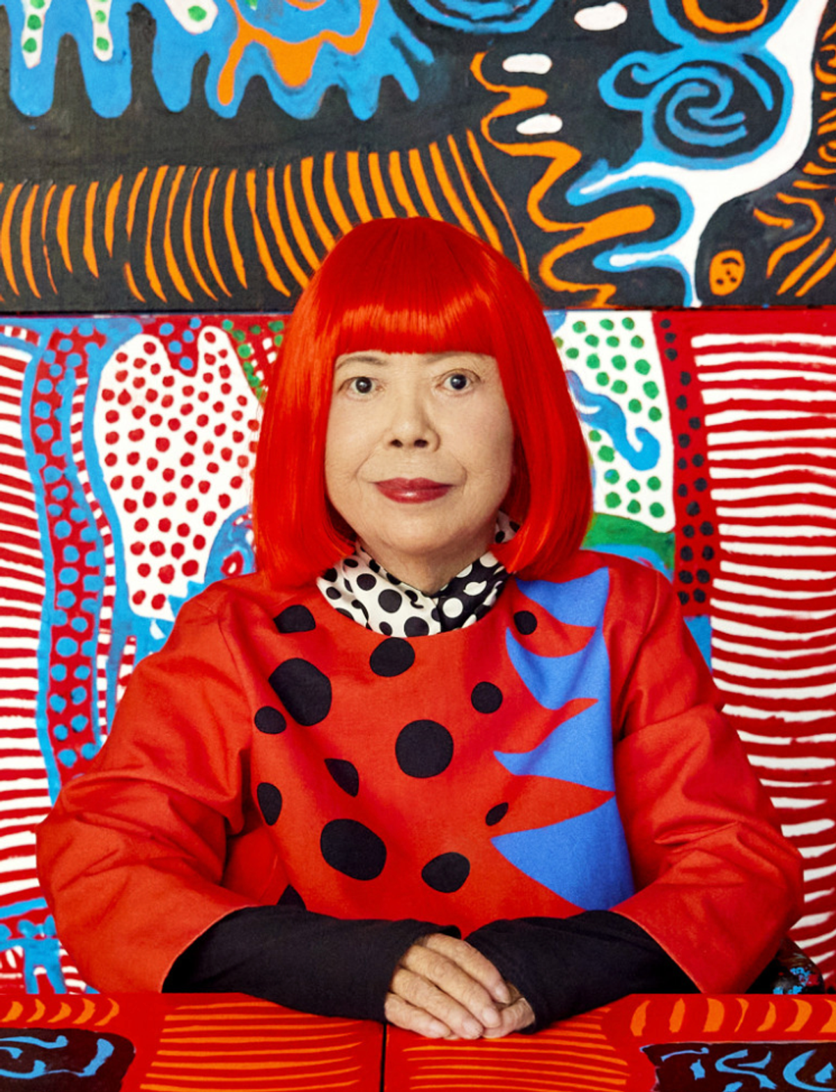Yayoi Kusama. Photo : Yusuke Miyazaki. © YAYOI KUSAMA, Courtesy Stedelijk Museum