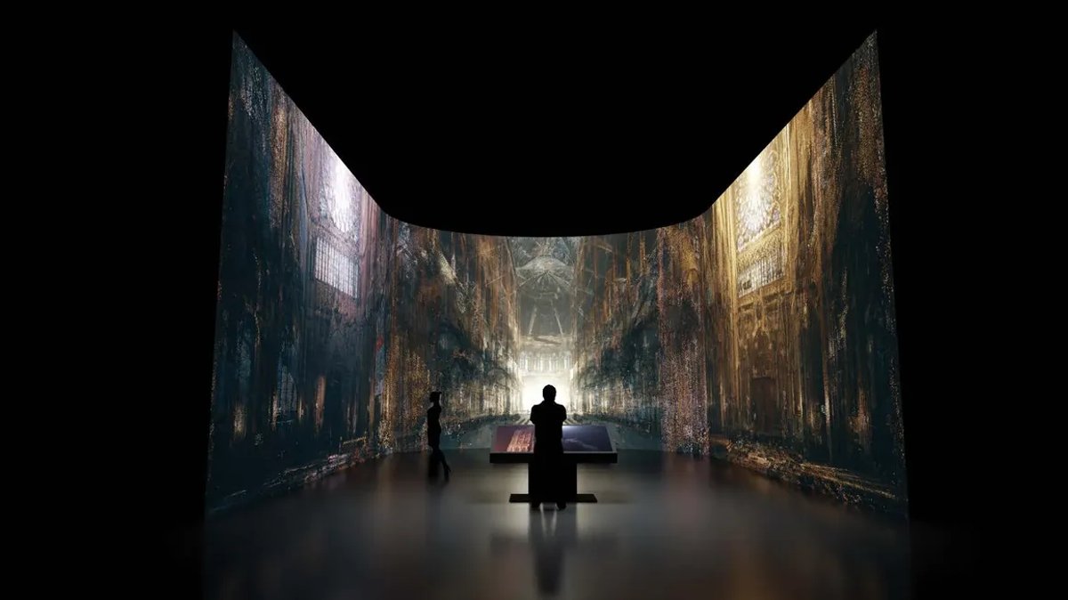 Le projet de numérisation de Notre-Dame de Paris. © Microsoft-Iconem