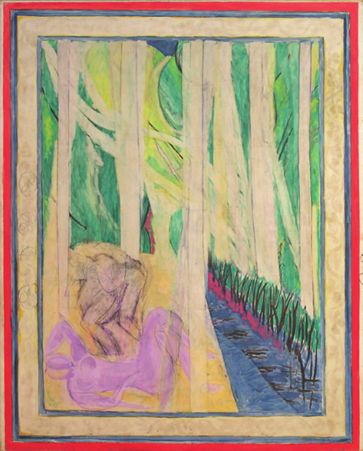 Henri Matisse, Nymphe dans la forêt (La Verdure), 1935-1942/1943, huile sur toile, musée Matisse, Nice.
© Succession Henri Matisse. Photo musée Matisse, Nice/François Fernandez