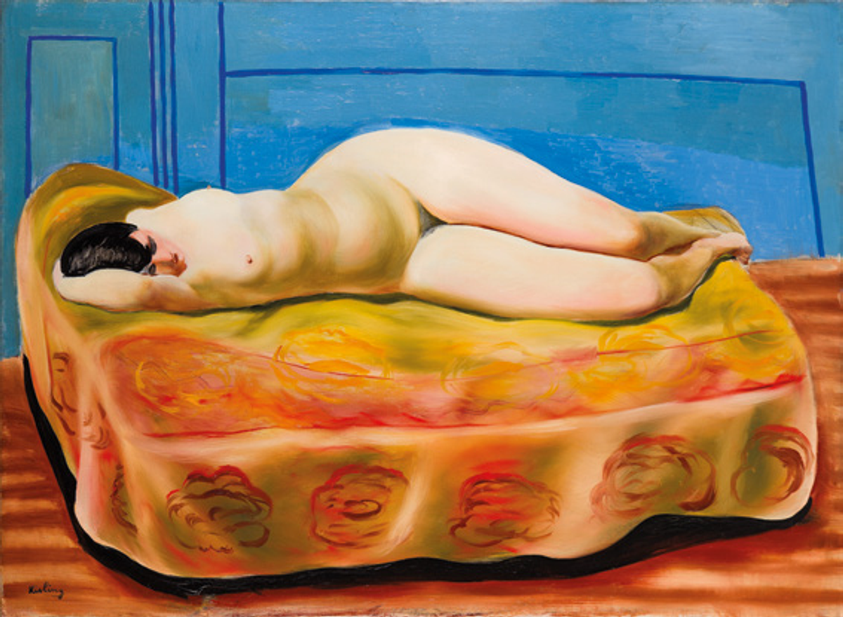 Moïse Kisling, Nu allongé, Kiki de Montparnasse, 1925, huile sur toile, collection Marek Roefler/Villa La Fleur. Courtesy de Villa La Fleur. Photo Marcin Koniak