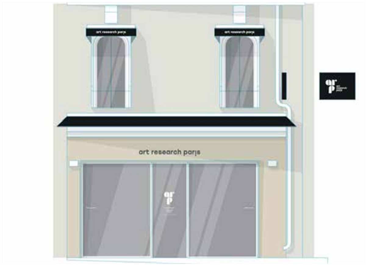 Préfiguration de la façade de la maison de ventes ARP, à Paris. Photo: DR