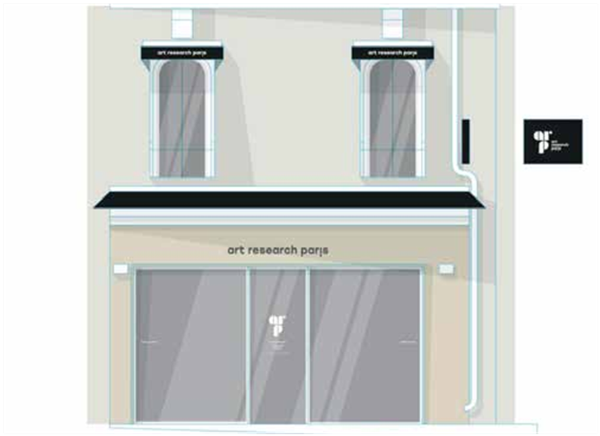 Préfiguration de la façade de la maison de ventes ARP, à Paris. Photo: DR