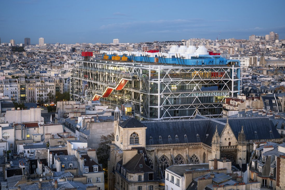 Le Centre Pompidou. © Julien Fromentin