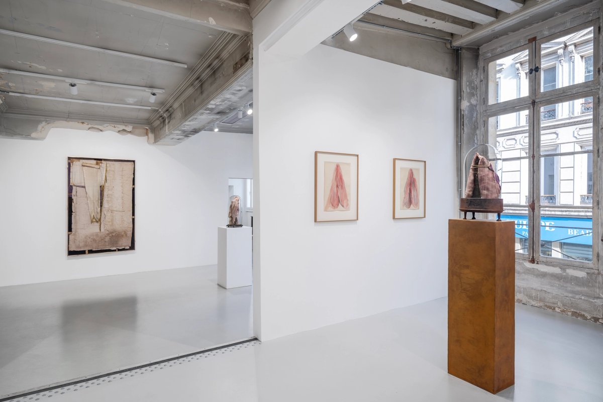 Vue de l’exposition « Berlinde De Bruyckere : Need » à la Galleria Continua / Paris Marais. Courtesy de l’artiste et Galleria Continua. Photo Hafid Lhachmi