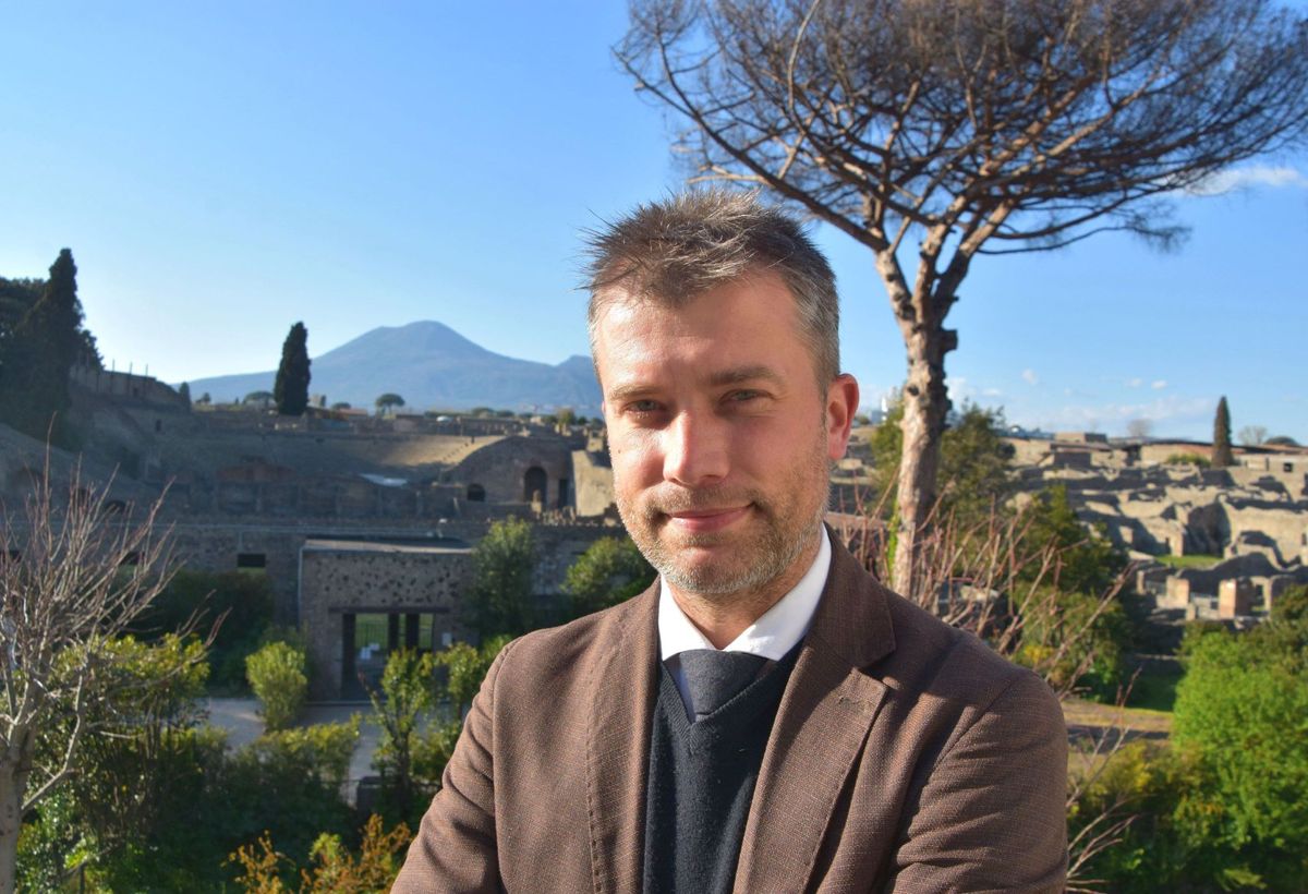 Gabriel Zuchtriegel, nouveau directeur du site antique de Pompéi. Photo: Parco Archeologico di Pompei, D.R.