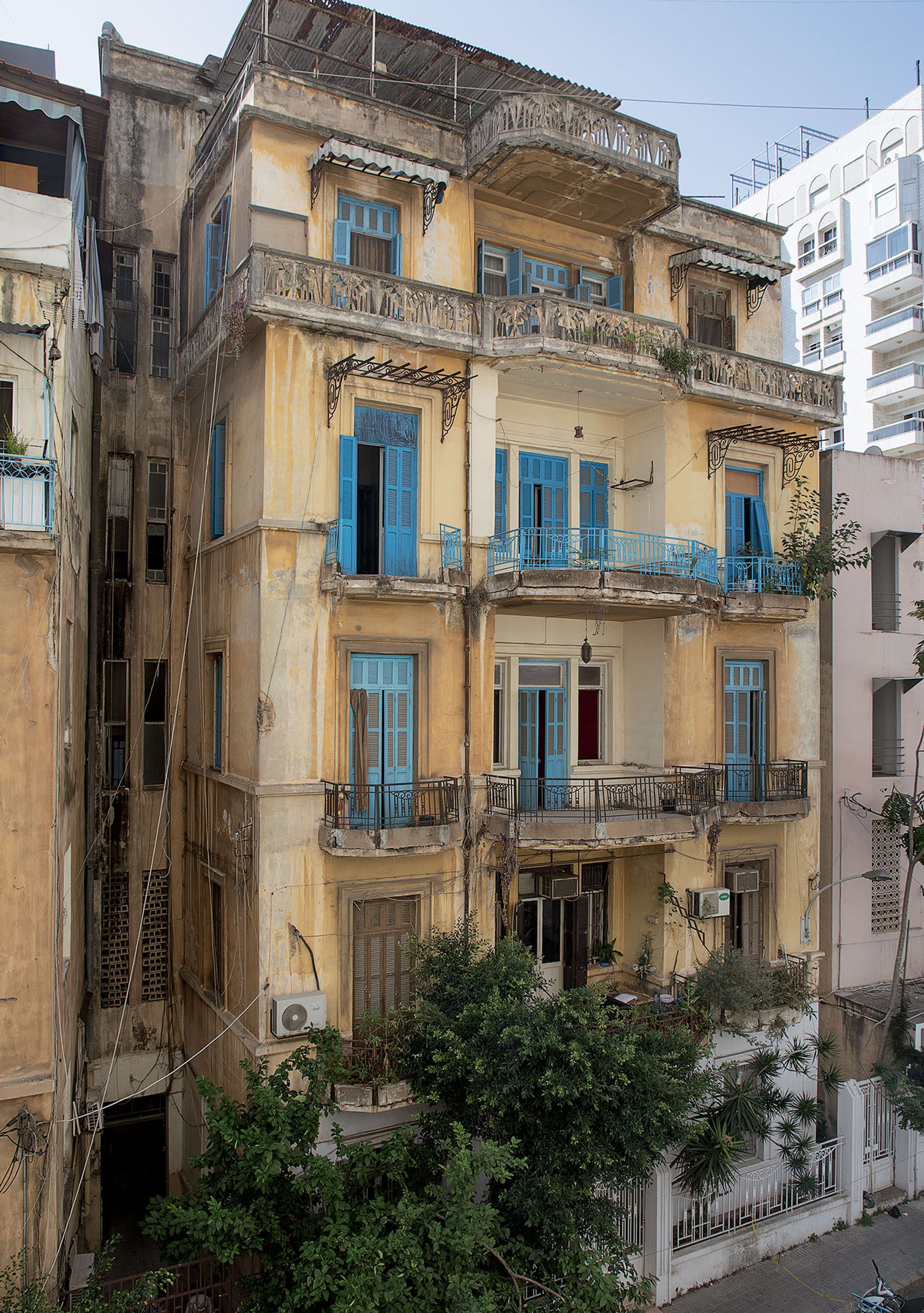 Mathieu Pernot, Beyrouth, 2020, photographie couleurs. © Mathieu Pernot