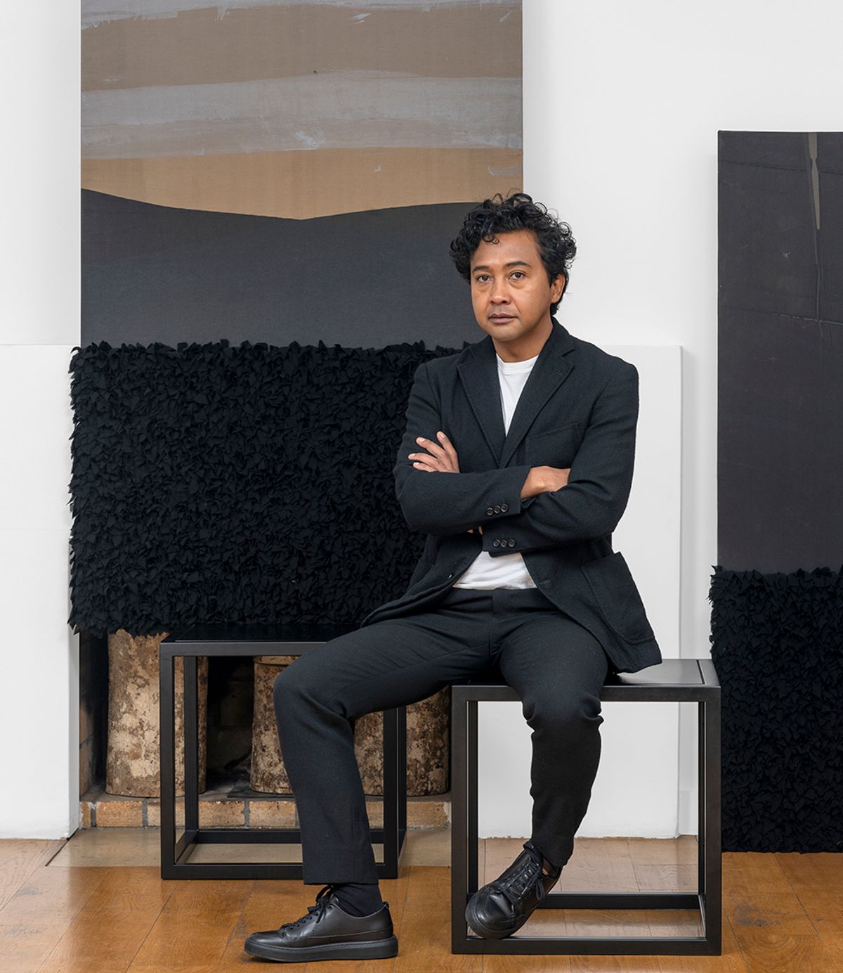 Joël Andrianomearisoa. Courtesy de l’artiste et Almine Rech. Photo : Nicolas Brasseur