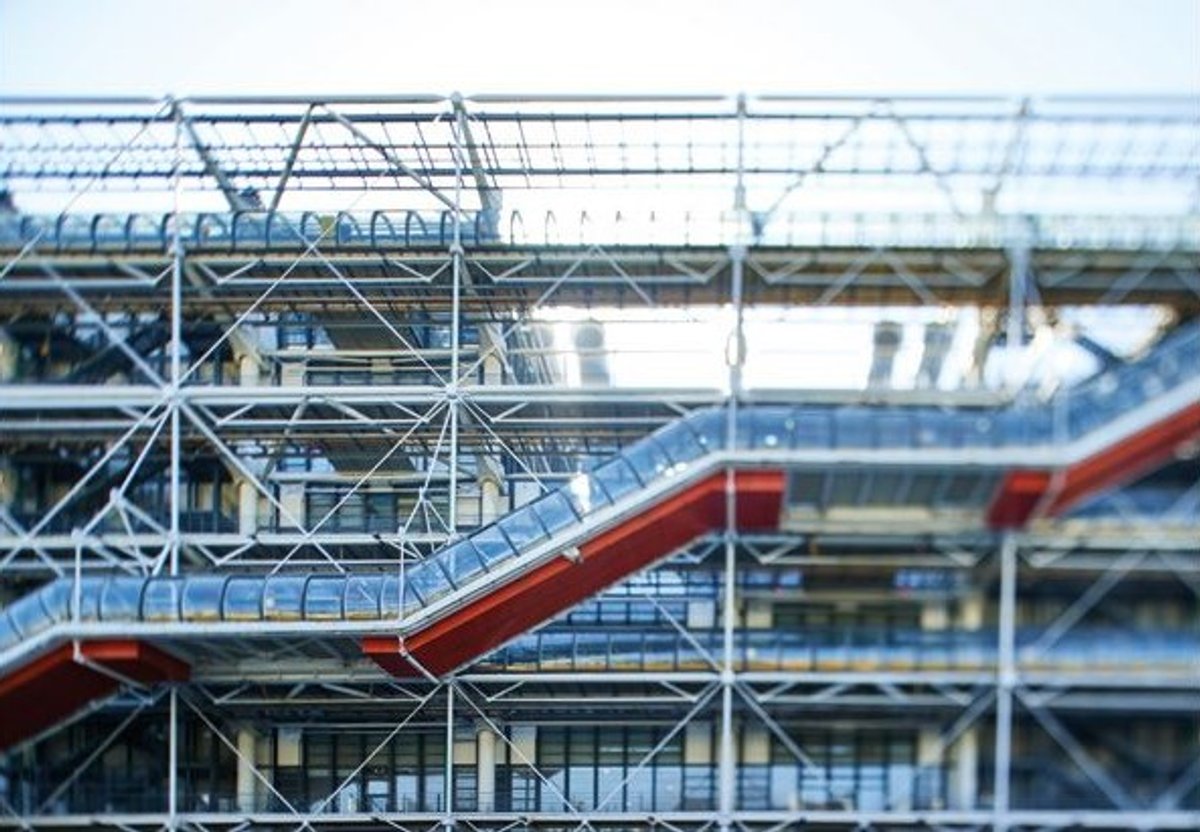Le Centre Pompidou, Paris. Courtesy du Centre Pompidou. Photo Manuel Braun