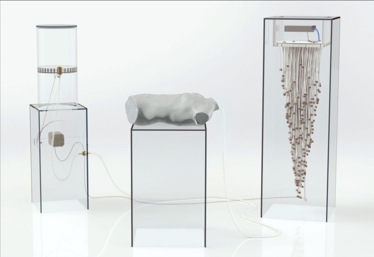 Hugo Servanin, modélisation du projet Athéna pour le Prix MAIF pour la sculpture. Courtesy de l’artiste