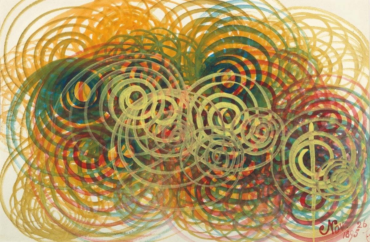 Alice Essington Nelson, Shewing the Influence of Osiris, 1895, aquarelle sur papier. Courtesy The College of Psychic Studies, Londres.