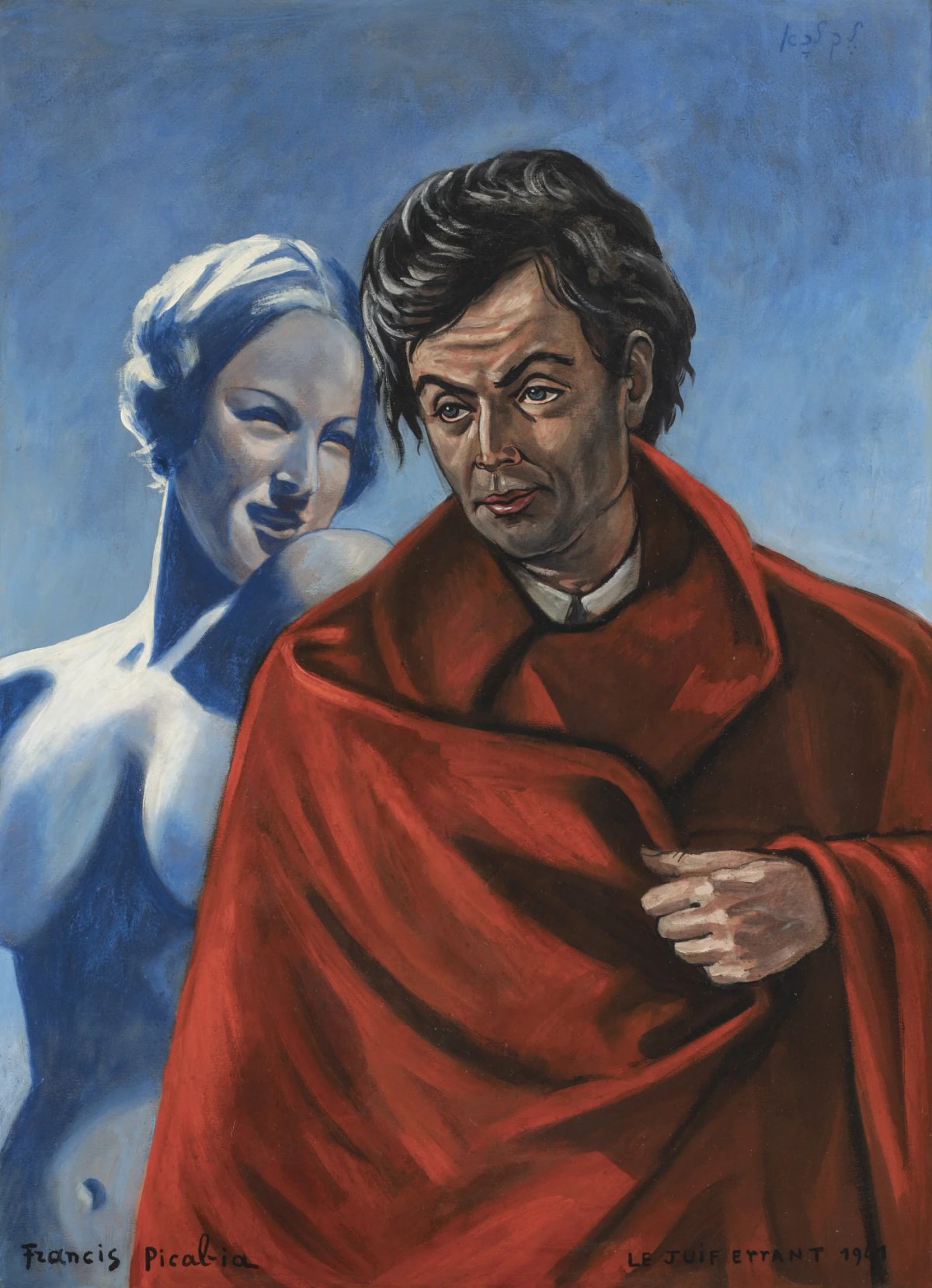 Francis Picabia, Le juif errant, 1941, huile sur carton, 105 x 76 cm. Collection privée. Courtesy galerie Natalie Seroussi