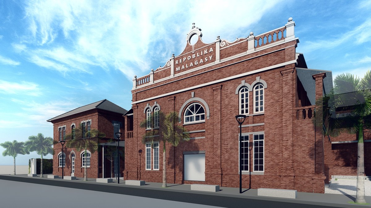 Le nouvel espace de la Fondation H, à Antananarivo, Madagascar. © Fondation H et Architecture Otmar Dodel