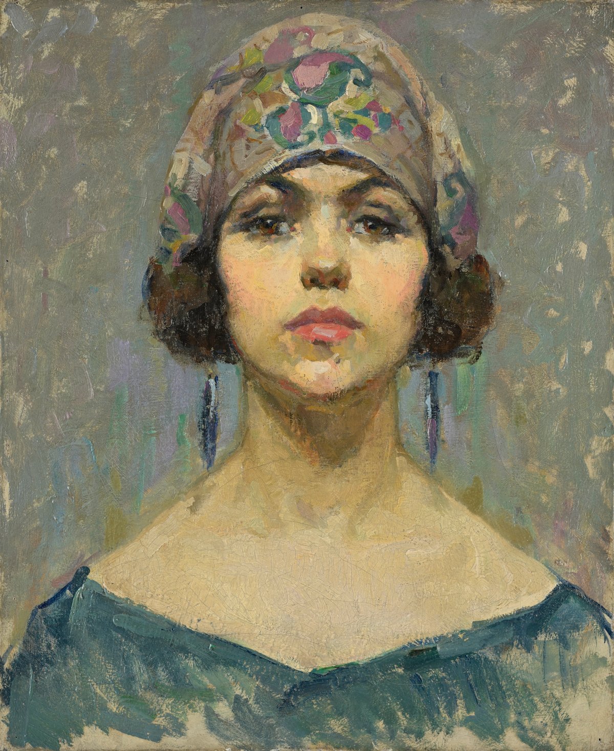 Odette Pauvert, Portrait de femme dit de Mata-Hari ou Autoportrait de l’artiste, 1921, huile sur toile, collection particulière. Photo Alain Leprince