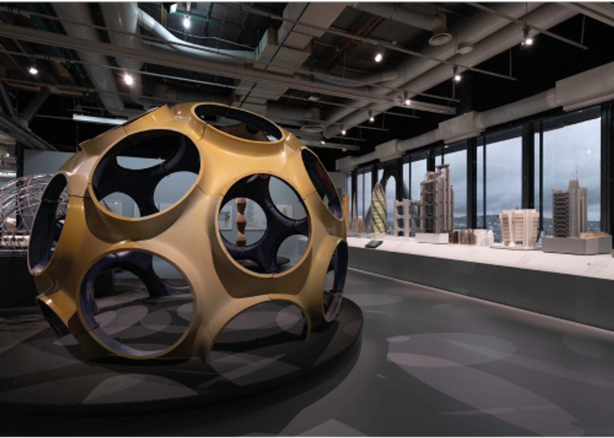Vue de l’exposition « Norman Foster », Centre Pompidou, Paris, 2023.
© Janeth Garcia Rodriguez