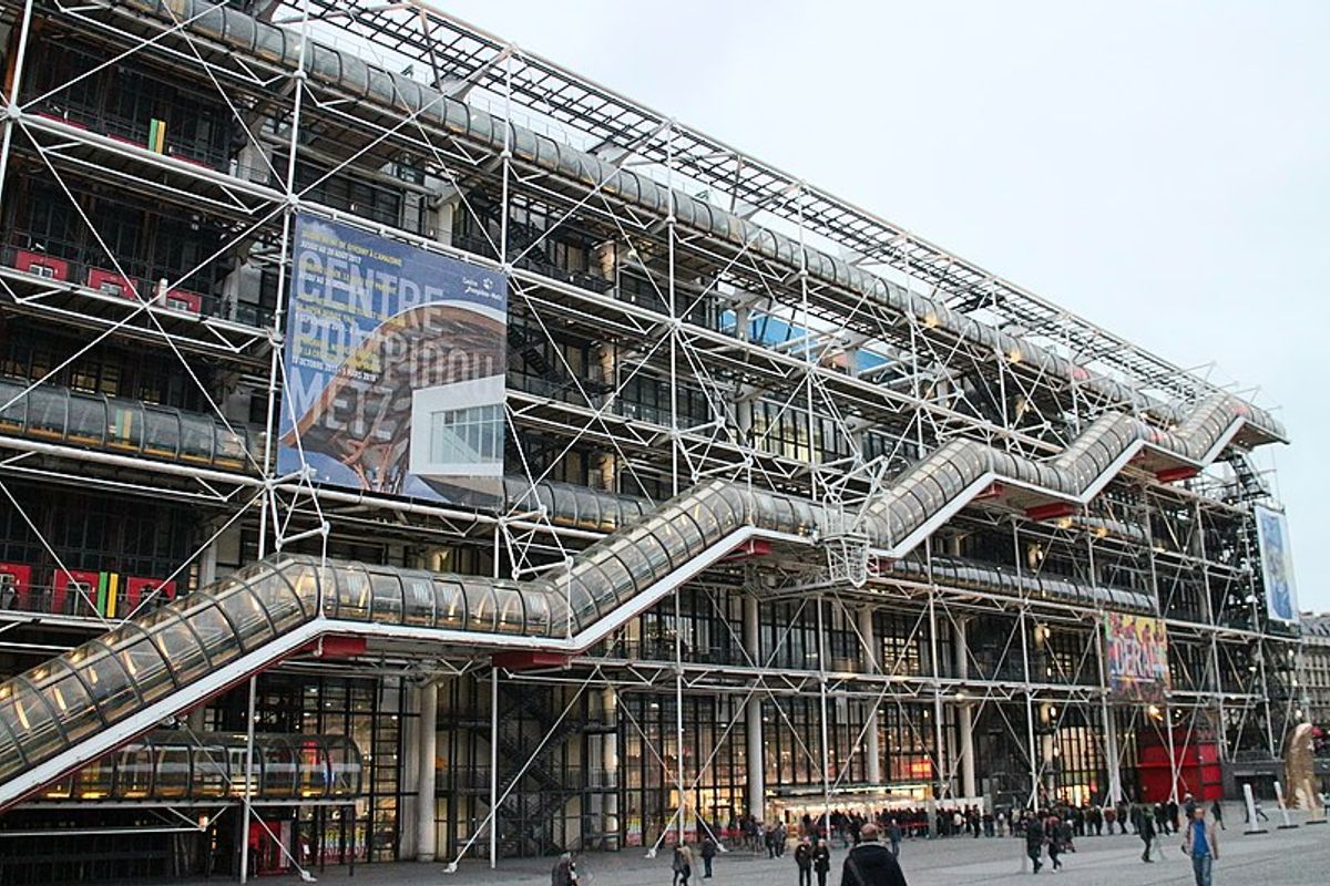 Le Centre Pompidou. Photo: Wikipedia, D.R.