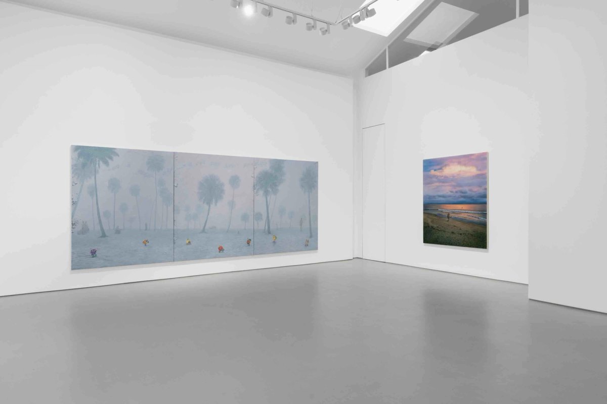Vue de l’exposition « Friedrich Kunath : On A Clear Day I Can See You Forever » à la Galerie Max Hetzler, Paris. Courtesy de l’artiste et Galerie Max Hetzler. Photo Nicolas Brasseur