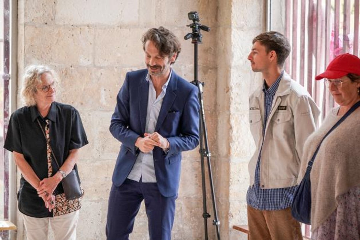 Rentrée de la promotion « Design des mondes ruraux » de l'ENSAD à Nontron. Photo Victor Cornec