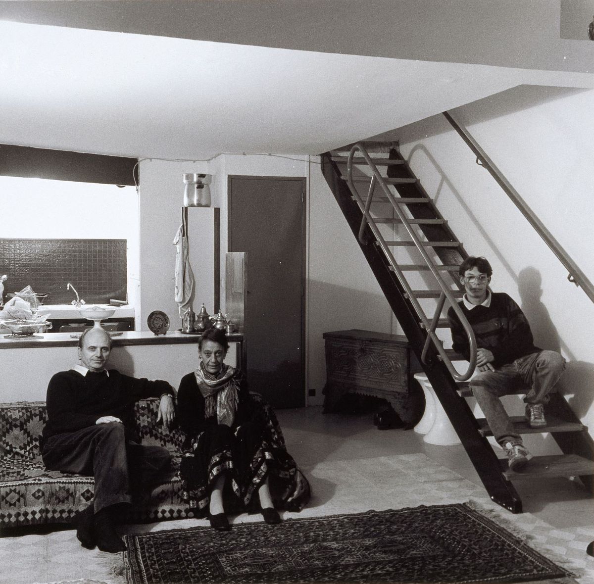 Jean-Louis Schoellkopf, Firminy, l’unité d’habitation Le Corbusier, octobre 1991  - novembre 1991, tirage chlorobromure, 58,7 x 50,4 cm. Collection MAMC+. © Jean-Louis Schoellkopf